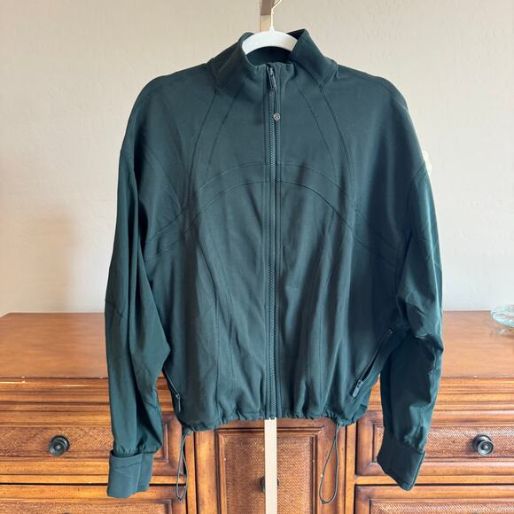 Lululemon Define Jacket Relaxed Fit Rainforest Green Size 6 - Picture 2 of 15